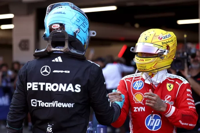 Lewis Hamilton, Ferrari, George Russell, Mercedes