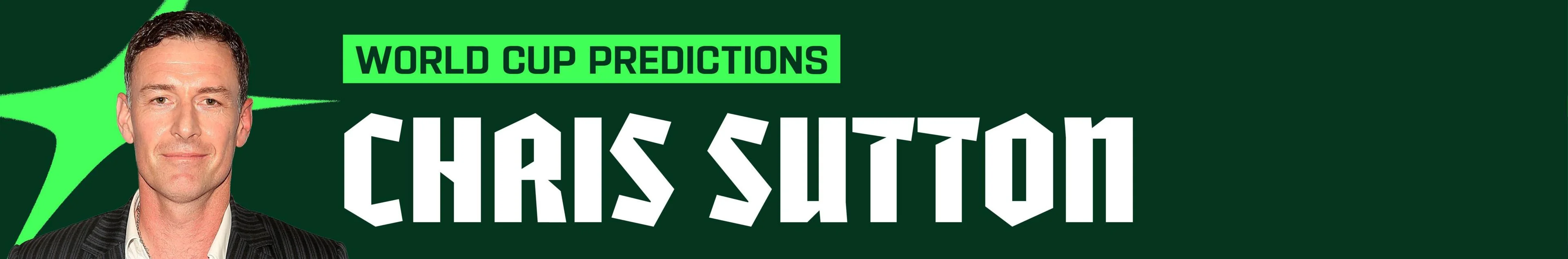 Chris Sutton's World Cup predictions banner