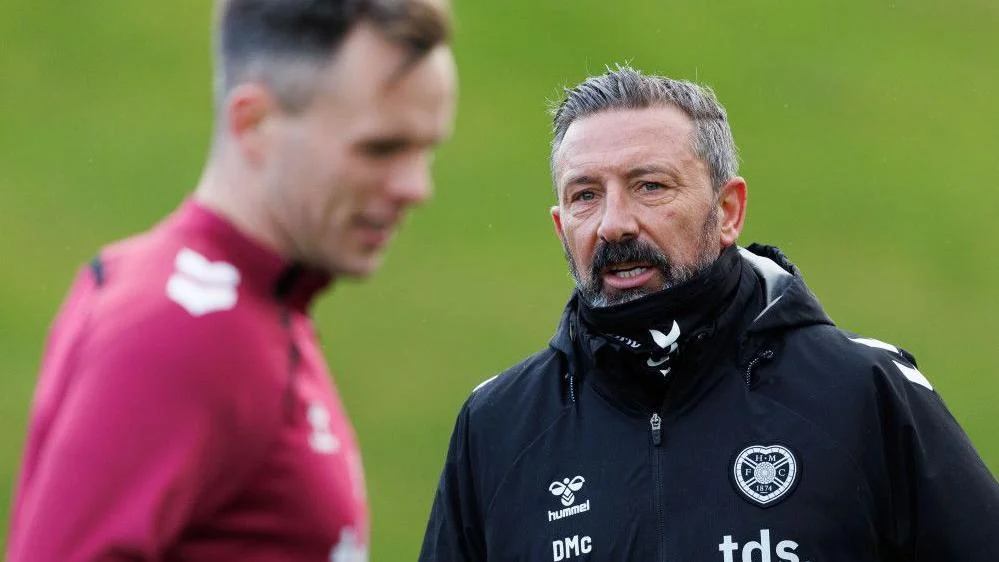 Lawrence Shankland and Derek McInnes