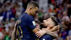 The celebration photo that sums up my relationship with Mbappe - Giroud