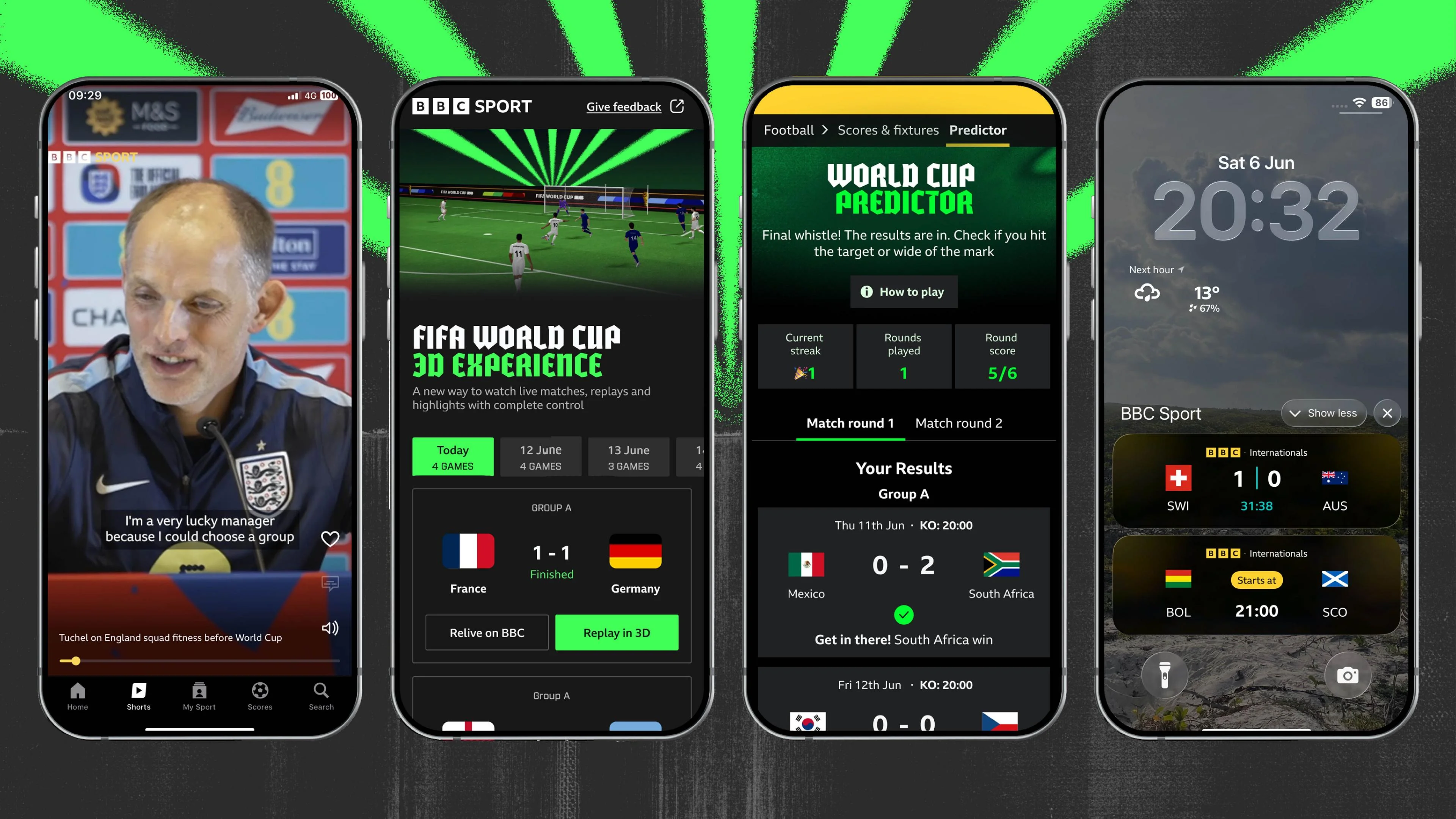 Image showing BBC Sport app features for World Cup 2026