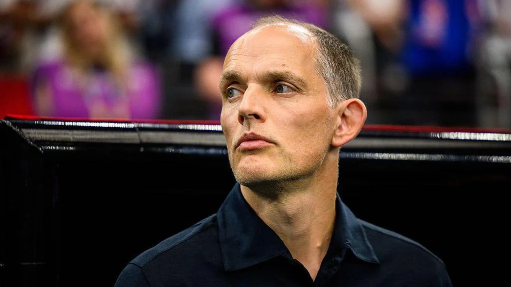 Image of Thomas Tuchel looking on from the touchline in England's opening game of the World Cup 2026