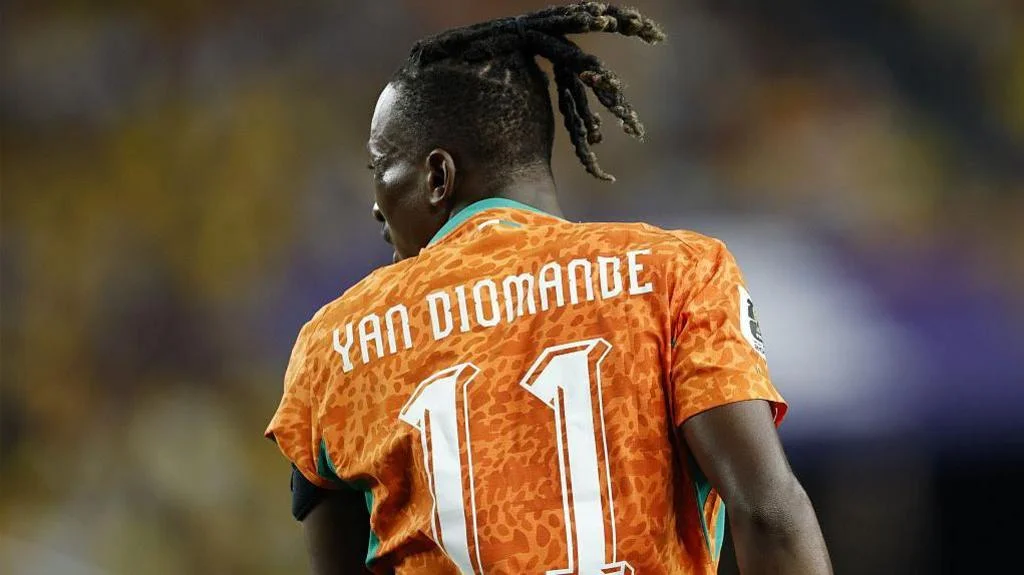Ivory Coast winger Yan Diomande looks on during his team's 2026 World Cup victory over Ecuador