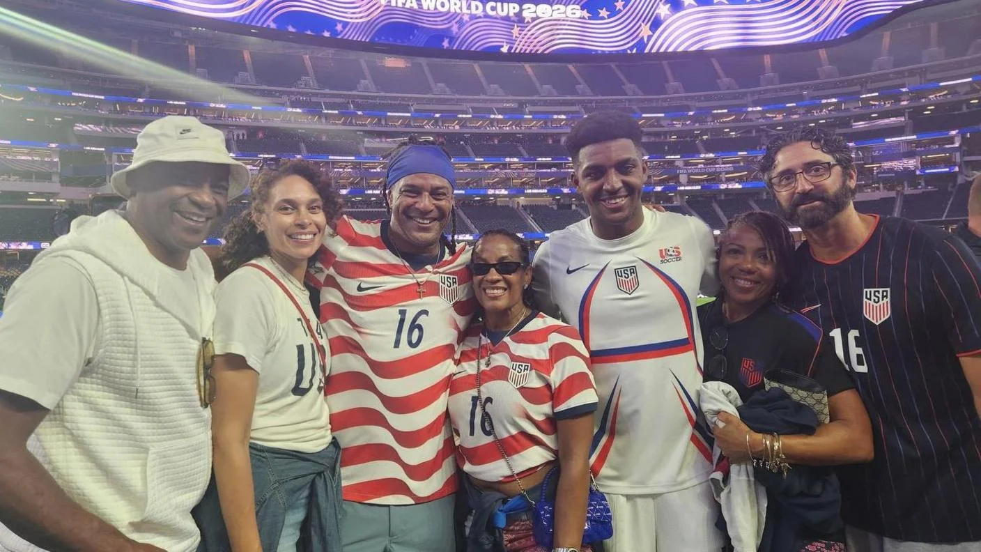 Alex Freeman with family