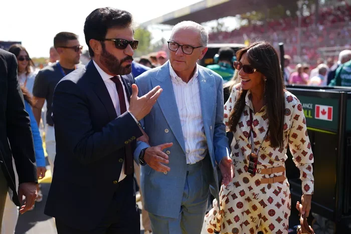 Mohammed Ben Sulayem, FIA President; Stefano Domenicali, Formula 1 President and CEO