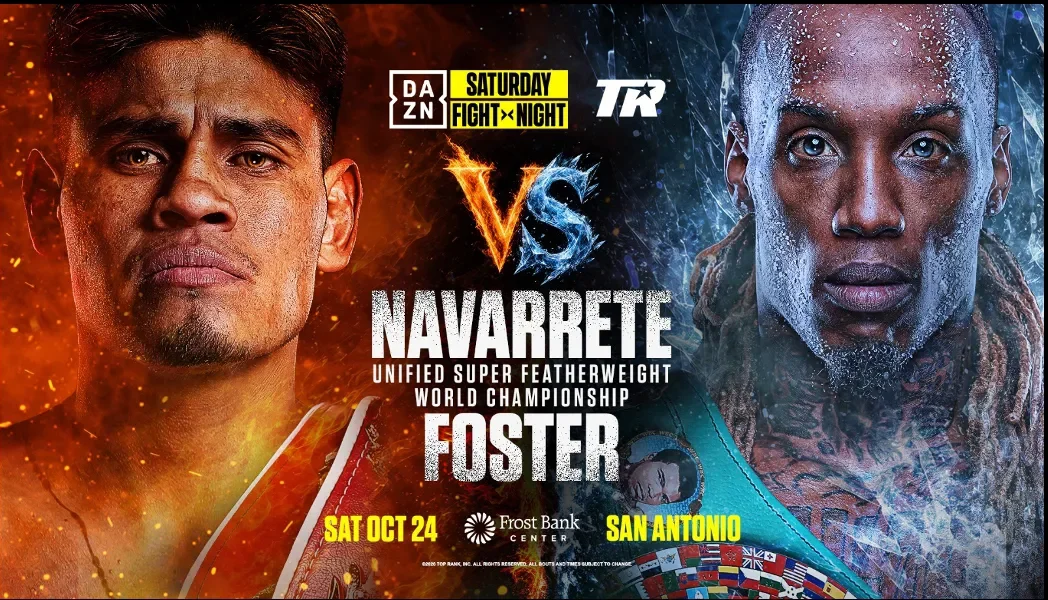 Emanuel Navarrete-O'Shaquie Foster artwork | Source: DAZN